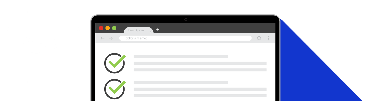 簡単な質問に答えるだけ